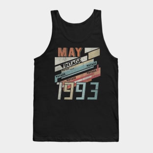 Born In MAY 1993 270th Years Old Retro Vintage Birthday Tank Top